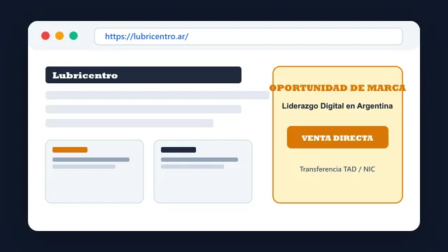 Modelo de aplicación comercial y proyectos digitales para lubricentro.ar